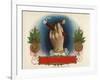 Cigar Box Label with Female Hand Holding a Match-null-Framed Giclee Print