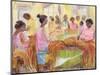 Cigar Factory, Havana-Kate Yates-Mounted Giclee Print