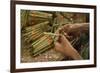 Cigar factory in Myanmar.-Michele Niles-Framed Photographic Print