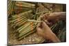 Cigar factory in Myanmar.-Michele Niles-Mounted Photographic Print