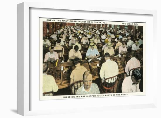 Cigar Factory, Tampa, Florida-null-Framed Art Print