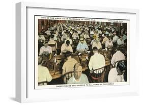 Cigar Factory, Tampa, Florida-null-Framed Art Print