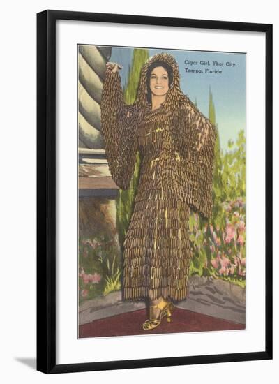 Cigar Girl, Ybor City-null-Framed Art Print