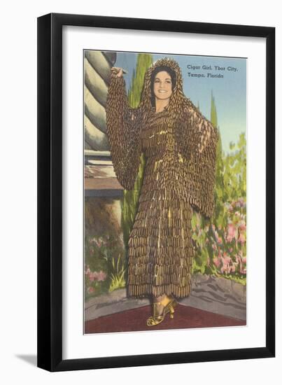 Cigar Girl, Ybor City-null-Framed Art Print