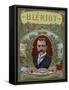 Cigar Label Design Celebrating Louis Bleriot's First Flight across the English Channel-null-Framed Stretched Canvas