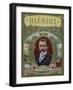 Cigar Label Design Celebrating Louis Bleriot's First Flight across the English Channel-null-Framed Giclee Print