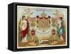 Cigar Label for Havana Cigars Manufactured by M Valle in Cuba-null-Framed Stretched Canvas