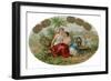 Cigar Label with Idyllic Scene for Havana Cigars-null-Framed Art Print