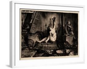 Cigarette, 1918-George Wesley Bellows-Framed Giclee Print