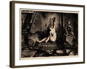 Cigarette, 1918-George Wesley Bellows-Framed Giclee Print