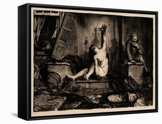 Cigarette, 1918-George Wesley Bellows-Framed Stretched Canvas