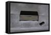 Cigarette Box and Lighter-James Gillick-Framed Stretched Canvas