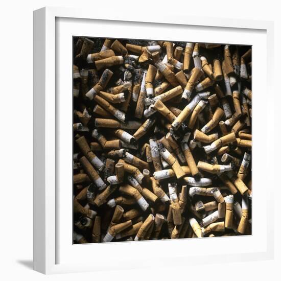 Cigarette Butts-Kevin Curtis-Framed Premium Photographic Print