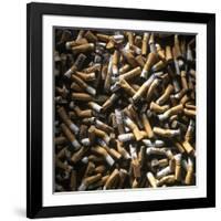 Cigarette Butts-Kevin Curtis-Framed Photographic Print