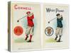 Cigarette cards for Cornell and West Point universities, American, c1900-Unknown-Stretched Canvas