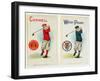 Cigarette cards for Cornell and West Point universities, American, c1900-Unknown-Framed Giclee Print