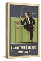 Cigaretten Laferme, Dresden, c.1897-Fritz Rehm-Stretched Canvas