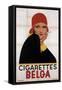 Cigarettes Belga Redhat-Vintage Apple Collection-Framed Stretched Canvas