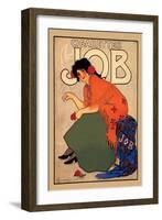 Cigarettes Job-Alphonse Mucha-Framed Art Print