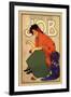 Cigarettes Job-Alphonse Mucha-Framed Art Print