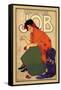 Cigarettes Job-Alphonse Mucha-Framed Stretched Canvas