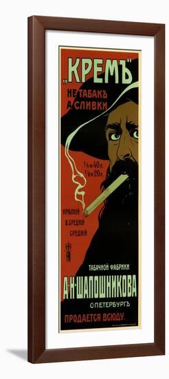 Cigarettes, So Mild, Not Like a Tobacco at All and Sold Everywhere-null-Framed Art Print