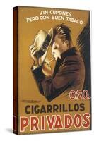 Cigarillos Privados-Achille Luciano Mauzan-Stretched Canvas