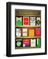 Cigaweed Brand Display-JJ Brando-Framed Art Print