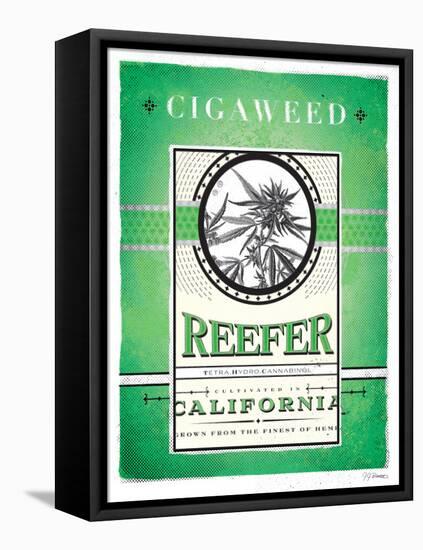 Cigaweed California Reefer-JJ Brando-Framed Stretched Canvas