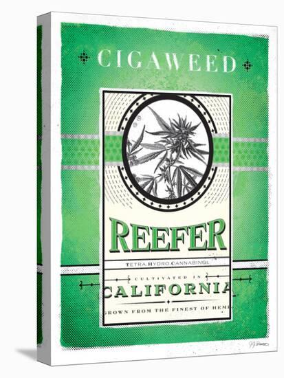 Cigaweed California Reefer-JJ Brando-Stretched Canvas