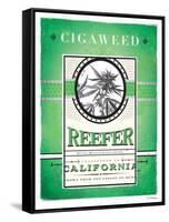 Cigaweed California Reefer-JJ Brando-Framed Stretched Canvas