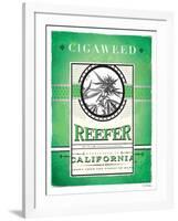 Cigaweed California Reefer-JJ Brando-Framed Art Print