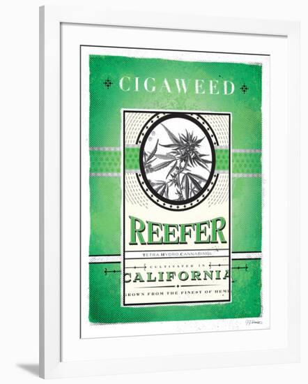 Cigaweed California Reefer-JJ Brando-Framed Art Print