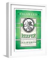 Cigaweed California Reefer-JJ Brando-Framed Art Print