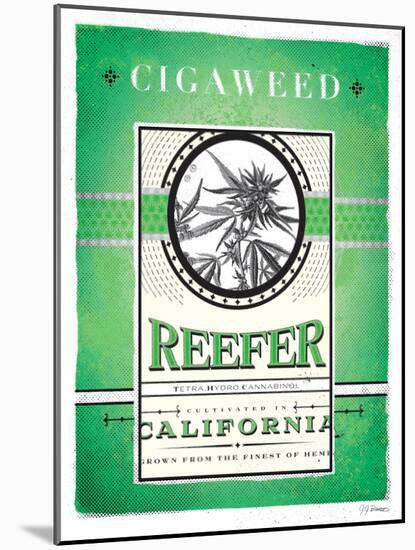Cigaweed California Reefer-JJ Brando-Mounted Art Print
