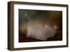 Cilento National Park Fire Fight-null-Framed Art Print