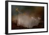 Cilento National Park Fire Fight-null-Framed Art Print