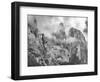 Cima Brenta from Val Rendena. The Brenta Dolomites, Italy, Trentino, Val Rendena-Martin Zwick-Framed Photographic Print