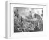 Cima Brenta from Val Rendena. The Brenta Dolomites, Italy, Trentino, Val Rendena-Martin Zwick-Framed Photographic Print