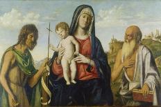 Virgin with Child Between John the Baptist and Jerome-Cima da Conegliano-Framed Giclee Print