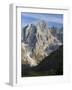 Cima dei Bureloni. Peaks towering over Val Venegia. Pala group in the dolomites of Trentino, Italy.-Martin Zwick-Framed Photographic Print