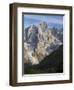 Cima dei Bureloni. Peaks towering over Val Venegia. Pala group in the dolomites of Trentino, Italy.-Martin Zwick-Framed Photographic Print