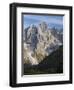 Cima dei Bureloni. Peaks towering over Val Venegia. Pala group in the dolomites of Trentino, Italy.-Martin Zwick-Framed Photographic Print