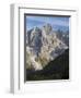 Cima dei Bureloni. Peaks towering over Val Venegia. Pala group in the dolomites of Trentino, Italy.-Martin Zwick-Framed Photographic Print