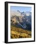 Cima della Vezzana, cima dei Bureloni. Peaks towering over Val Venegia.-Martin Zwick-Framed Photographic Print