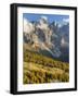 Cima della Vezzana, cima dei Bureloni. Peaks towering over Val Venegia.-Martin Zwick-Framed Photographic Print