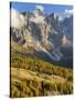 Cima della Vezzana, cima dei Bureloni. Peaks towering over Val Venegia.-Martin Zwick-Stretched Canvas