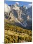 Cima della Vezzana, cima dei Bureloni. Peaks towering over Val Venegia.-Martin Zwick-Mounted Photographic Print