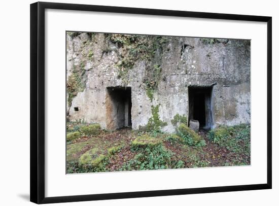 Cima Grave, Marturanum Regional Park, San Giuliano, Barbarano Romano, Lazio, Italy, 7th Century-null-Framed Giclee Print