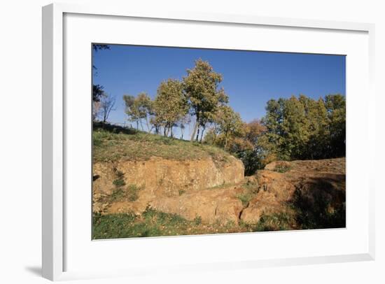 Cima Grave, Marturanum Regional Park, San Giuliano, Barbarano Romano, Lazio, Italy, 7th Century-null-Framed Giclee Print